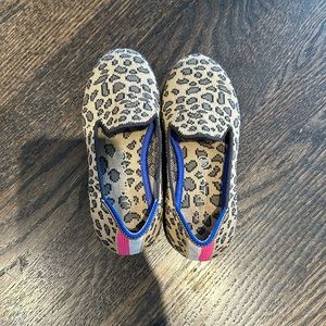 Rothy’s The Kids Loafer leopard flat size toddler 10